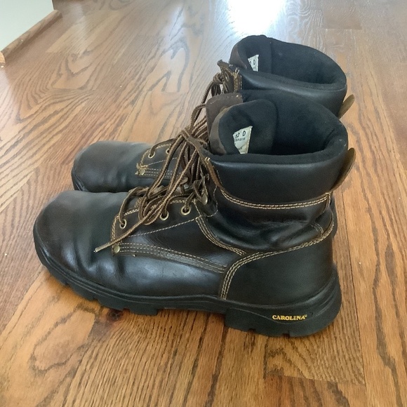 Carolina Men's Rugged Leather Work Boot Size 12 - Picture 7 of 16